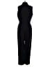 Petite Sophisticate 100% Polyester Solid Black Jumpsuit Size M (estimated) - photo 2