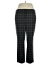 Ann Taylor LOFT Plaid Black Dress Pants Size 14 - photo 1