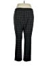 Ann Taylor LOFT Plaid Black Dress Pants Size 14 - photo 2