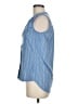 French Laundry 100% Polyester Blue Sleeveless Blouse Size M - photo 5