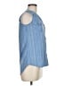 French Laundry 100% Polyester Blue Sleeveless Blouse Size M - photo 4