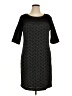 Rabbit Rabbit Rabbit Designs Chevron-herringbone Black Casual Dress Size 16 - photo 1