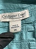 Coldwater Creek Teal 3/4 Sleeve Button-Down Shirt Size 2X - photo 7