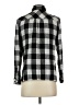 Elementz 100% Cotton Checkered-gingham Black Long Sleeve Button-Down Shirt Size S - photo 2