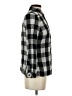 Elementz 100% Cotton Checkered-gingham Black Long Sleeve Button-Down Shirt Size S - photo 4
