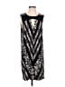 BCBGMAXAZRIA Graphic Black Cocktail Dress Size S - photo 1