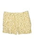 Elevenses Print Yellow Shorts Size 2 - photo 1