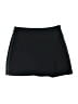 Zara 100% Leather Solid Black Skort Size M - photo 1