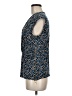 Chaus Blue Sleeveless Blouse Size M - photo 5