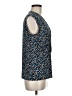 Chaus Blue Sleeveless Blouse Size M - photo 4