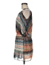 Trac 100% Polyester Chevron-herringbone Gray Casual Dress Size M - photo 5