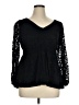 Torrid Black Long Sleeve Blouse Size 1X Plus (1) - photo 1