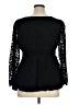 Torrid Black Long Sleeve Blouse Size 1X Plus (1) - photo 2