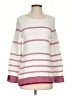 Chico's Stripes White Pullover Sweater Size S - photo 1