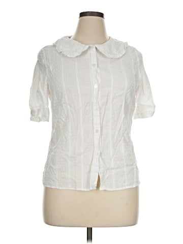 Allegra K Short Sleeve Blouse (view 1)