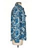 MICHAEL Michael Kors 100% Polyester Paisley Blue Long Sleeve Blouse Size S - photo 4