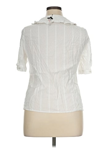 Allegra K Short Sleeve Blouse (view 2)
