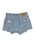 Levi's 100% Cotton Blue Denim Shorts Size 27 waist - photo 2