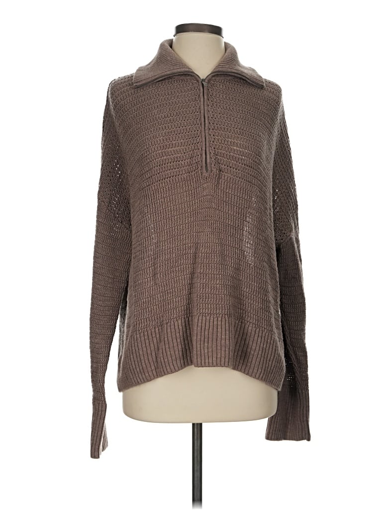 Pre-owned Faherty Pullover Sweater In Brown