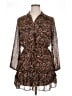 MSK Paisley Brown Casual Dress Size XL (petite) - photo 1
