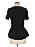 CeCe Black Short Sleeve Top Size M - photo 2