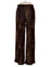 IMAN Animal Print Brown Casual Pants Size M - photo 1