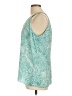Violet & Claire 100% Polyester Teal Sleeveless Blouse Size L - photo 5