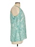 Violet & Claire 100% Polyester Teal Sleeveless Blouse Size L - photo 4