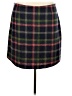Boden 100% Wool Plaid Green Wool Skirt Size 16 - photo 2