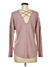 Charlotte Russe Pink Long Sleeve Top Size M - photo 2