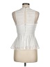 H&M 100% Polyester White Sleeveless Blouse Size 8 - photo 2