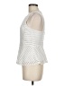 H&M 100% Polyester White Sleeveless Blouse Size 8 - photo 5