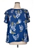 Vince Camuto 100% Polyester Blue Short Sleeve Blouse Size 1X - photo 1