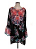 Tolani 100% Silk Black 3/4 Sleeve Silk Top Size S - photo 1