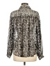 Free People 100% Polyester Silver Long Sleeve Polo Size M - photo 2