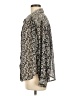 Free People 100% Polyester Silver Long Sleeve Polo Size M - photo 5