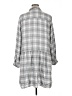 Grayson 100% Lyocell Plaid Gray Casual Dress Size XL (5) - photo 2
