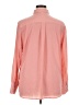 Nine West 100% Polyester Solid Pink Long Sleeve Blouse Size XL - photo 2