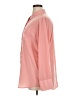 Nine West 100% Polyester Solid Pink Long Sleeve Blouse Size XL - photo 5