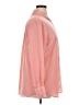 Nine West 100% Polyester Solid Pink Long Sleeve Blouse Size XL - photo 4