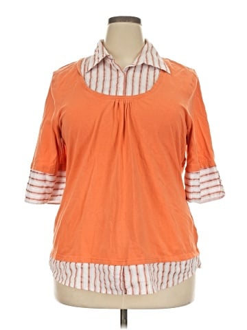 Lane Bryant Short Sleeve Blouse (view 1)