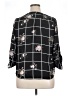 J for Justify 100% Polyester Black 3/4 Sleeve Blouse Size XL - photo 2