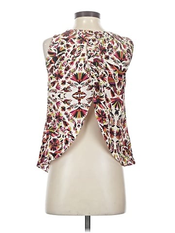 Haute Hippie Sleeveless Silk Top (view 2)