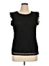 DKNY Black Sleeveless Blouse Size XL - photo 1