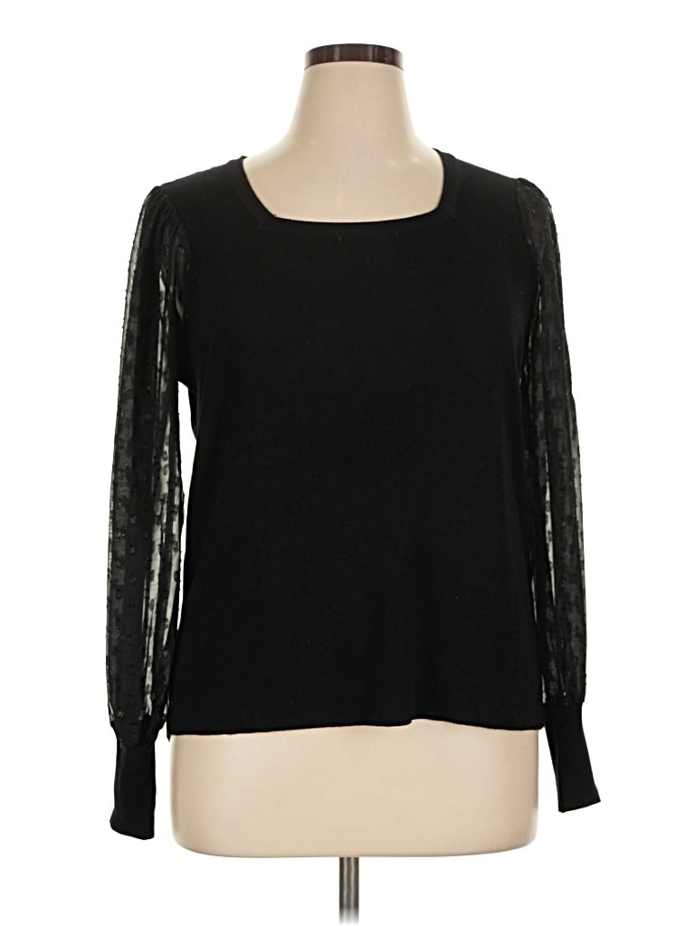 Pre-owned Catherine Malandrino Pullover Sweater In Black