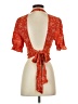 Auguste Orange Short Sleeve Blouse Size S (estimated) - photo 2