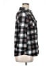 Eden & Olivia Plaid Black 3/4 Sleeve Button-Down Shirt Size XL - photo 4