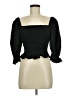 Zara Black 3/4 Sleeve Top Size M - photo 1