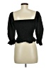 Zara Black 3/4 Sleeve Top Size M - photo 2