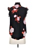 Who What Wear 100% Polyester Floral Black Sleeveless Blouse Size XS - photo 2
